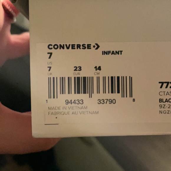 New Converse x Basquiat Chuck Taylor All Star Hi Top Black "Dino" Sneaker - Picture 11 of 11